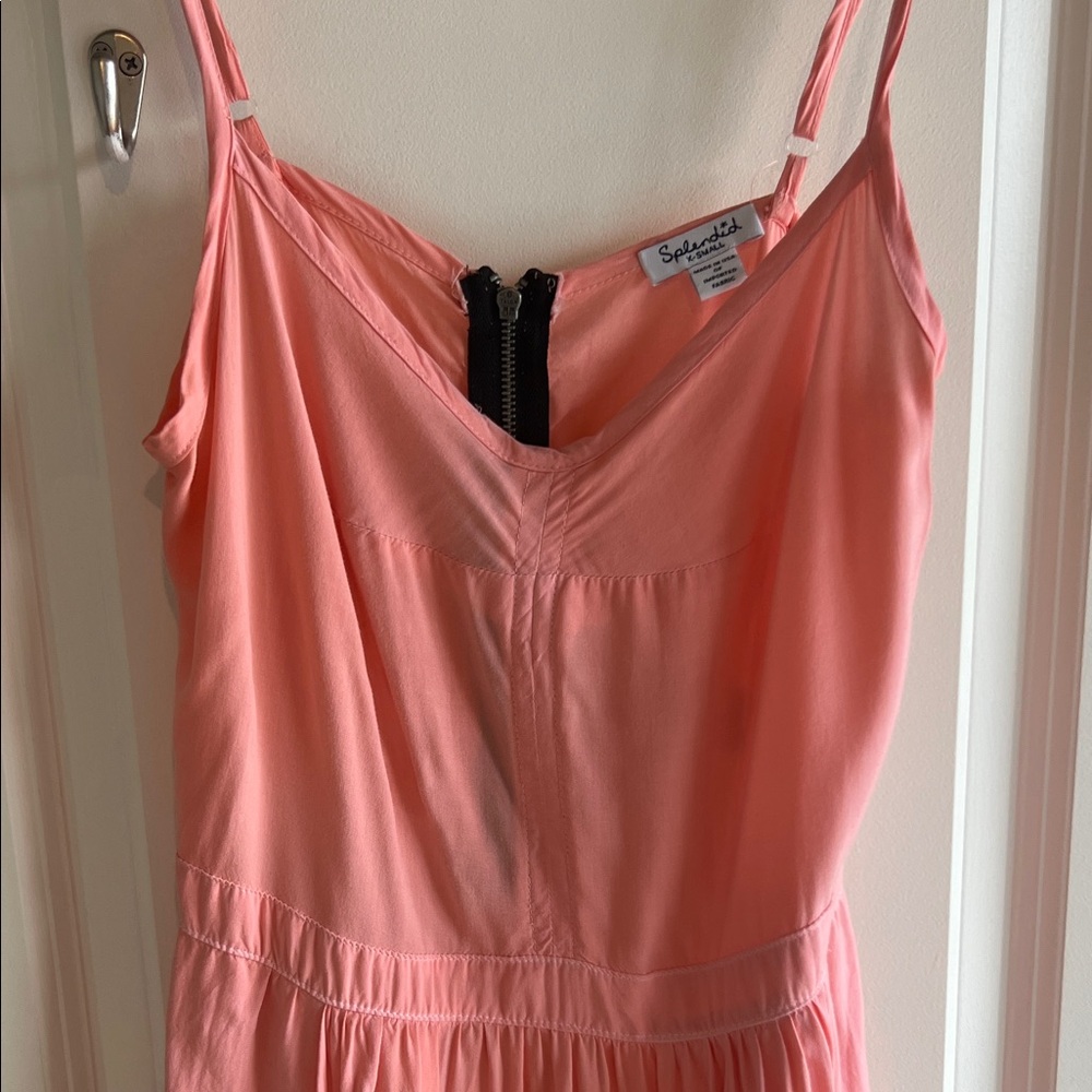 Splendid Peach Sleeveless Dress